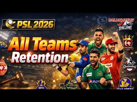 PSL 2026 All Teams Retentions Analysis: Biggest Calls, Surprises, and Mistakes Explained!!
