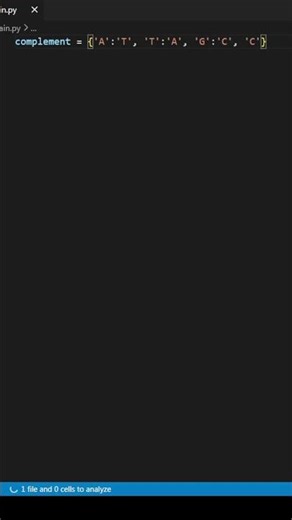 DNA Complement With Python Dictionary | Guess Output