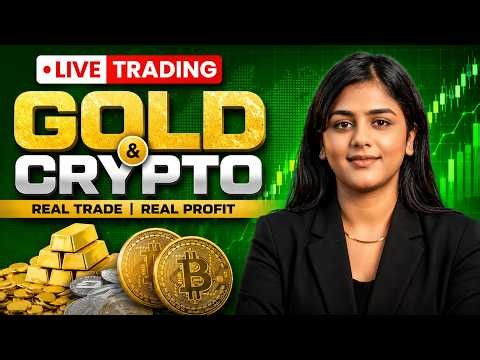 Bitcoin & GOLD Breakout Imminent? What the Charts Reveal Now ! 26 May | #livetrading #bitcoin