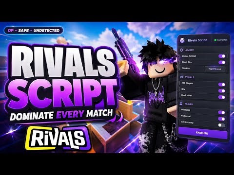Rivals Script 2026 - Aimbot + ESP + Auto Farm - Roblox Hack GUI PC