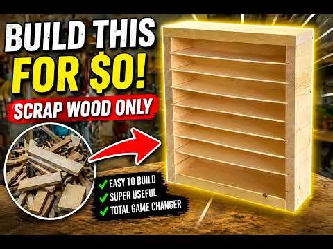 I Built This From SCRAPS… and It Changed My Shop Forever