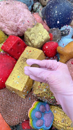 CLEANING SQUISHY ASMR🧱🧱GOLD#asmr | cleaning asmr