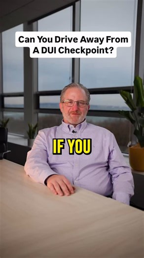 Can You Drive Away From A DUI Checkpoint? Disclaimer: Information only, not legal advice. No attorney-client relationship created. Full disclaimer in footer at: www.RomanoLaw.com. #insta #trending #viral #dui #policecheckpoint | Romano Law PLLC