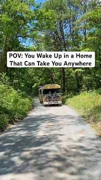 The feeling of being able to wake up and drive anywhere 🚌 #lifestyle #travel #home #lifeontheroad