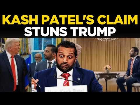 KASH PATEL LIVE | Trump Left Speechless After Private Phone Records Go Public! | Trump | World News