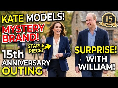 Kate Middleton Models a Staple Piece From a Favorite Brand During Surprise 15th Anniversary Outing