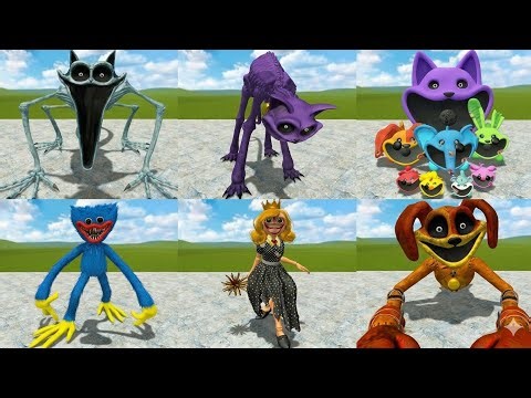 Garten of Banban, Poppy Playtime, Huggy Wuggy Characters Mixed Combad Showcase (Gmod)