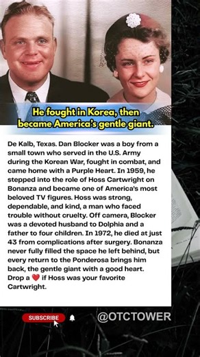 Dan Blocker: The Korean War Veteran Who Became Hoss Cartwright on Bonanza
