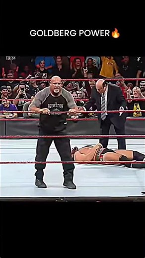 ​Goldberg: The Pure Definition of Power! 🔥🇺🇸 #Goldberg #WWE #Wrestling #TheMyth #Spear #Jackhammer