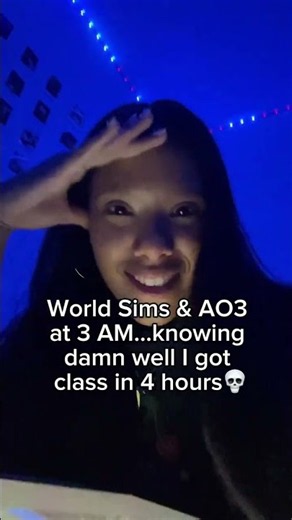 Playing World Sims & AO3 at 3 AM with class in 4 hours 💀 #shorts