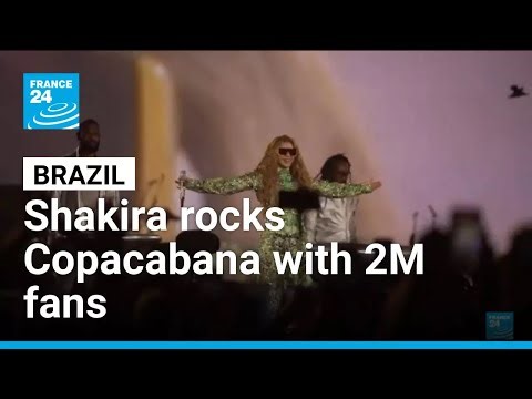 Shakira rocks Copacabana with 2 million fans • FRANCE 24 English