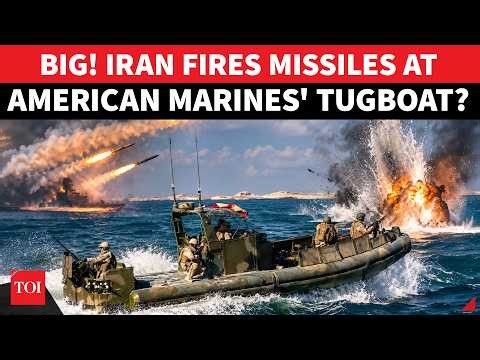 'LEAVE NOW...': U.S. Marines' Tugboat Under Iranian Fire? Missile Attack Near Arab Nation | Watch