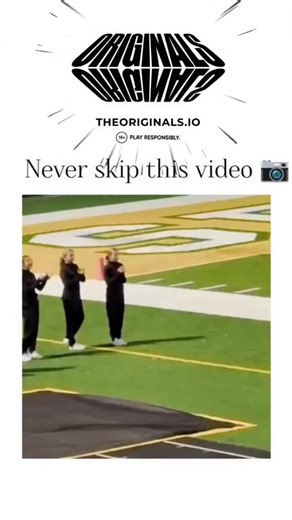Gumnaam on Instagram: "This X post shares a 7-second video clip of a humorous sideline mishap on an American football field, showing cheerleaders in black uniforms walking and running before a man in a white T-shirt trips awkwardly over camera gear amid the group. Authored by @Unikkwords , a low-activity meme account dormant since 2020, the post uses cat and laughing emojis to underscore its light-hearted take on sports fails, aligning with the handle's "elite.ball.meme" branding. Posted mere ho