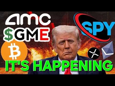 🔴LIVE Stocks & Crypto: AMC Falling Wedge Break Out, Oil PUMPED + Dollar Up = SPY / QQQ DUMP!? "7/8"