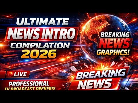 🔴 Ultimate News Intro Compilation 2026 | Professional TV Broadcast Openers | Breaking News Graphic