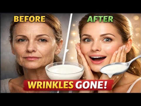 Wrinkles gone! Milk face mask for younger-looking skin, amazing results.