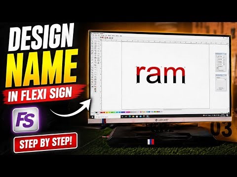 Flexi 8.10 Me Cutting Text Colour Me Kaise Banaye? 🔥 || FlexiSIGN 2026 Tutorial