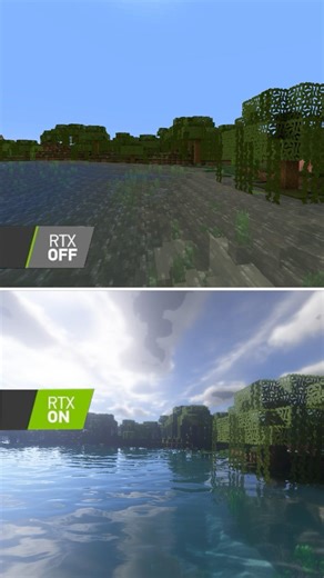 RTX ON vs RTX OFF — Minecraft Looks Unreal