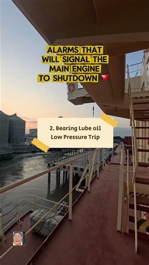 Main Engine Shutdown Alarms #marine #engineer #engineering #automobile #shorts #youtubeshorts #short