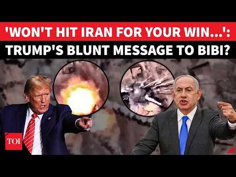 'WIN OR LOSE, FIGHT ALONE': Trump Snubs Netanyahu After Iran Missile Reveal, Bibi Left Exposed?