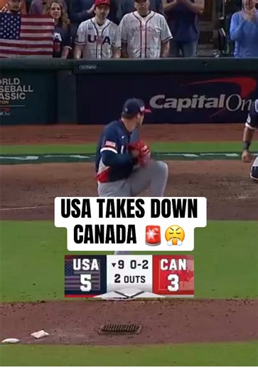 USA Dominates Canada in World Baseball Classic