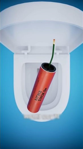 Exploding A Toilet With Firecrackers 😱 - Melon playground #exploding #firecrackers #shorts