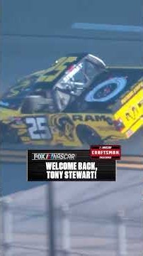 Checking in with Tony Stewart before the green flag at Talladega! #nascar #racing #tonystewart