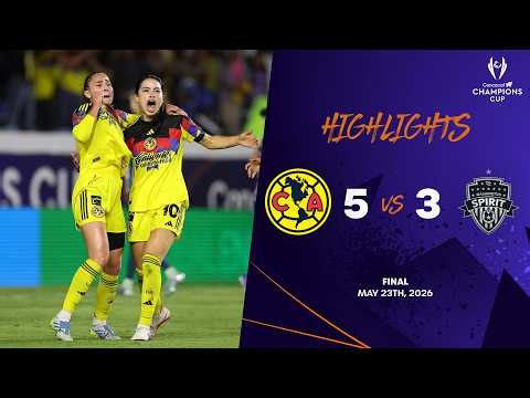 América vs Spirit | 2025/26 Concacaf W Champions Cup | Final