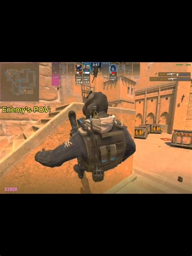 🥶DONK'S MIRAGE SPRAY? Clutch with Enemy's reaction😵‍💫