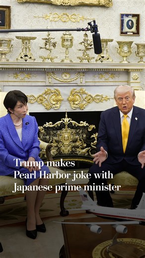Trump makes Pearl Harbor joke with Japanese prime minister