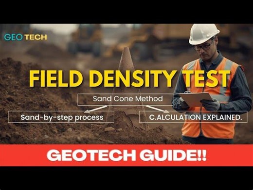 Field Density Test (FDT) Explained: Soil Compaction Methods and Tips | GeoJobs posted on the topic | LinkedIn