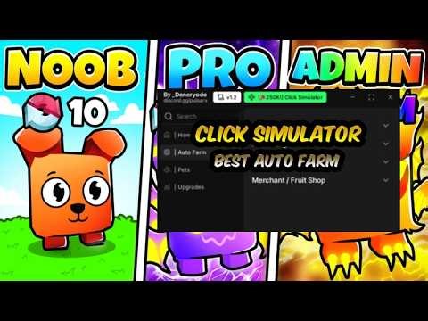 [⚡BEST] Click Simulator Script - Auto Click, Auto Rebirth, Auto Hatch & More