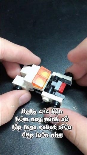 🧡🧡🧡Building the cutest LEGO robot 💛🤍🧡 #lego #shorts#viralvideo#crayonlego#crayonlego