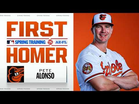 Pete Alonso homers in his first Spring Training game with the Orioles! 🐻‍❄️ | MLB Highlights