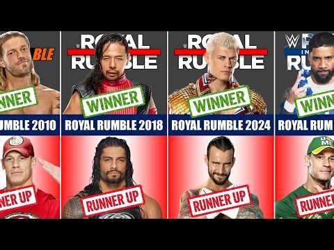 Every WWE Royal Rumble Winner & Runner-Up (1988–2025)