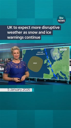 Hundreds of schools closed across the UK on Monday and flights have been cancelled as snow continues to cause disruption, with weather warnings still in force. #itvnews | ITV News