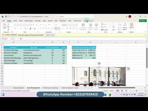 Shelly Cashman Excel 365/2021 | Module 7: SAM Critical Thinking Project 1c Ballantyne Investments