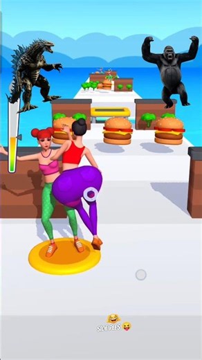 Squeezy Girl 💃 Fun Reverse Jumping Gameplay #shorts #kids #crafts #diykids #shortsfeed #fyp #diy