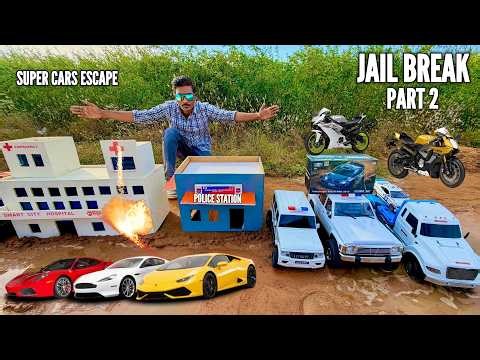 RC Police Station Jailbreak Escape Fastest RC Super Car Part 2 – Chatpat toy tv