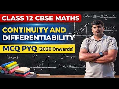 Class 12 CBSE Maths Continuity & Differentiability | MCQ PYQ (2020 Onwards) | Aabinandan Academy