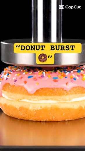 This Donut BURST Was CRAZY 😳💥 #satisfying #shorts #usa