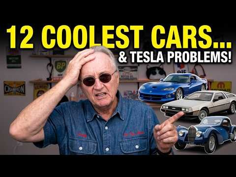 The 12 Coolest Cars Ever Made (And Another Reason to Hate Teslas)