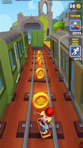 Hoverboard Running 😱 || game video || #subwaysurfers #shorts #viral #ytshorts #trending