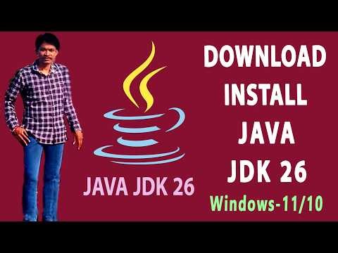 Java Jdk 26 installation Setup On Windows 11 ll 10