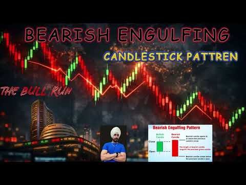 Bearish Engulfing//Candlestick chart 📊 pattern || by The🐂 run // #technicalanalysis#trading
