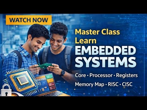 EMBEDDED Systems Masterclass || Core, Processor, Memory map, RISC vs CISC