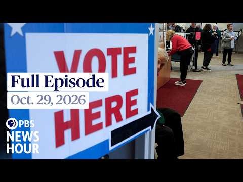 PBS News Hour live episode, Oct. 29, 2026