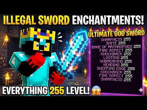 How to Get a Level 255 God Sword in Minecraft (Command Tutorial)