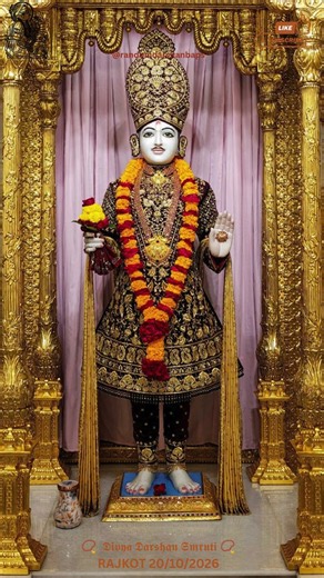 🚨 #1 Trending Divya Darshan: BAPS Rajkot (20 Oct) 🙏 #Shorts #BAPS #Rajkot #swaminarayan