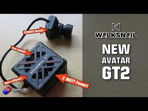 RC News: New Walksnail GT2 AVATAR unit with improved cooling, efficiency, and a massive 2W power!